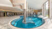 Wellnesscenter udstyret med pools, dampbad og saltkamre.