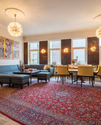 Hotellet er nøye renovert for å bevare sin spesielle sjarm og atmosfære.