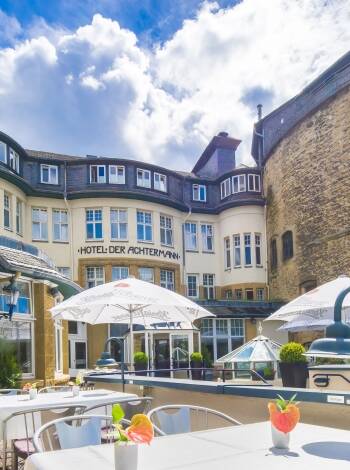 Hotel DER Achtermann ligger centralt i Goslar och är en idealisk bas för sightseeing i Harz