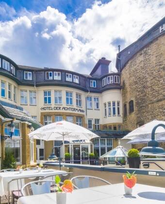 Hotel DER Achtermann ligger centralt i Goslar og i gåafstand til den gamle bydel.