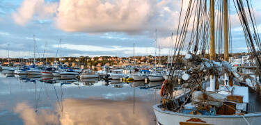 Pures maritimes Feeling erwartet Sie im Lemvig-Hafen.