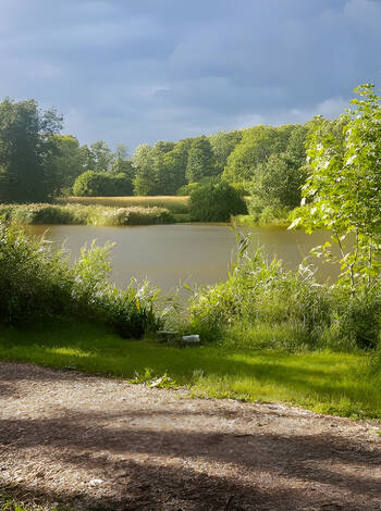 Der See Møllesø im Naturschutzgebiet ist einen Besuch wert.