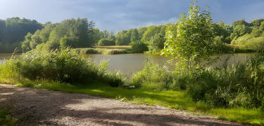 Der See Møllesø im Naturschutzgebiet ist einen Besuch wert.