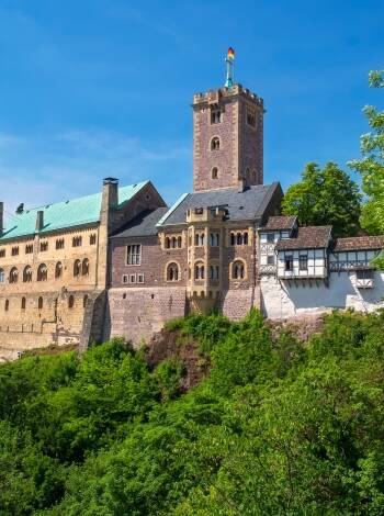 Es besteht die Möglichkeit, die berühmte Wartburg in Eisenach zu besichtigen.