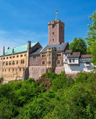 Dere har god mulighet til å besøke det berømte Wartburg i Eisenach.