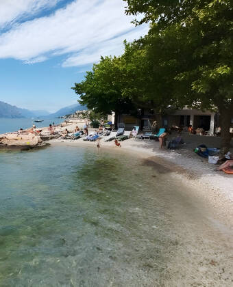 Malcesine, at the foot of the mountains, is an idyllic little town with its own marina.