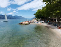 Malcesine, at the foot of the mountains, is an idyllic little town with its own marina.