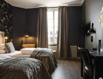 I bor på flotte og stilfulde værelser, som alle er renoveret og tilbyder et højt komfortniveau.
