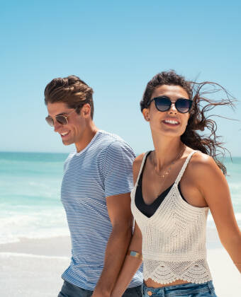 It offers pure relaxation with a short distance to the promenade and the beautiful white sandy beach.
