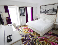 Det flotte og ganske nye A Hotels Copenhagen tilbyr store lekre rom, med et herlig 4-stjerners komfortnivå.