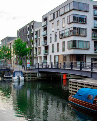 Sluseholmen ist Kopenhagens trendige Kanalviertel voller großartiger moderner Gebäude.