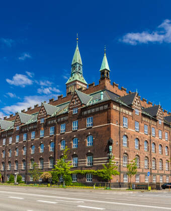 Hotellet ligger bare 12 km fra Københavns rådhus.