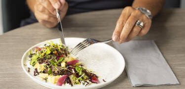 Dine in style with traditional cuisine in a spacious 180-seat restaurant.