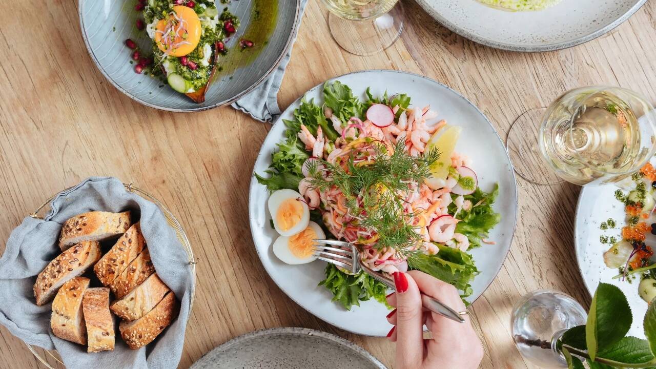 The restaurant offers seasonal Swedish cuisine with locally sourced ingredients.