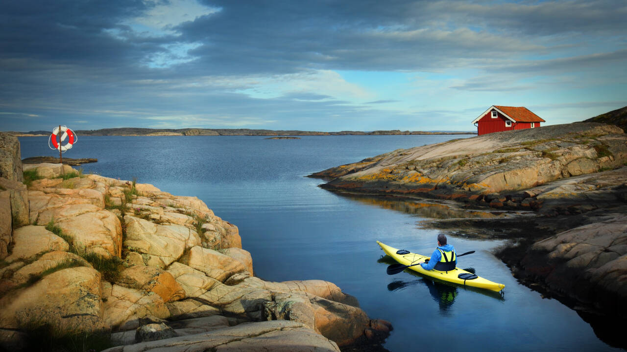 Rolige skjærgårdsvann gir utmerkede forhold for padling og kajakk.