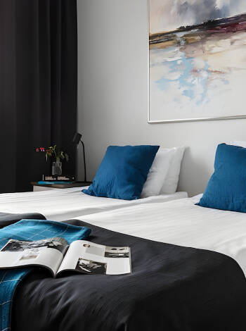 Das Hotel liegt nur 15 km südlich von Helsingborg, wo Sie gut einkaufen und Vieles besichtigen können.