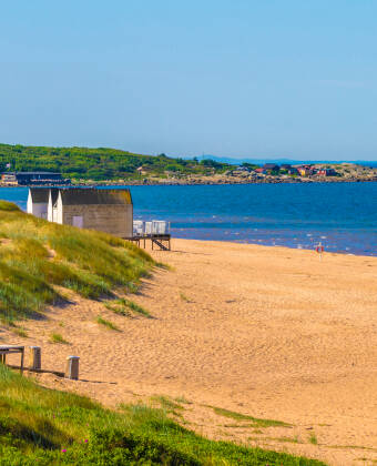 Du är bara en kort bilresa från Tylösand och andra härliga stränder där du kan bada, sola eller njuta av utsikten över kusten.