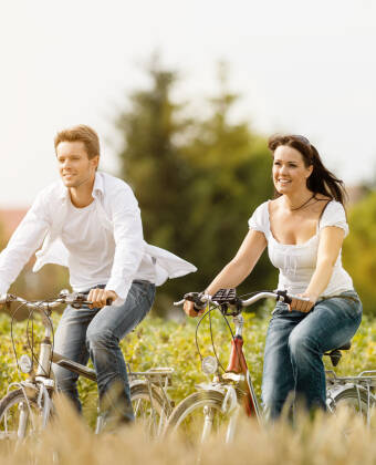 Die Gegend ist ideal zum Wandern, Radfahren und Genießen.