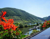 Das Moselhotel & Restaurant Traube genießt eine hervorragende Lage direkt an der Mosel, im idyllischen deutschen Weindorf Löf.