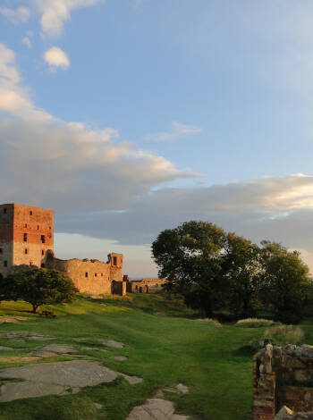 Visit the ruins of Hammershus Castle, one of Bornholm's famous historical sites.