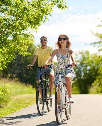 You will be surrounded by beautiful nature, which invites you to go for lovely walks or bike rides.