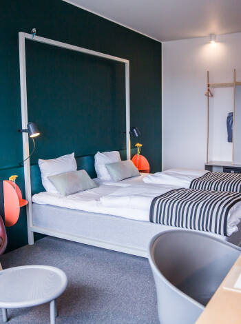 Hotellet tilbyr høy kvalitet og en hjemmekoselig følelse med vakkert designede rom.