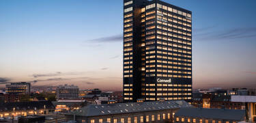 Upplev den bästa utsikten över Århus från Comwell Hotel.
