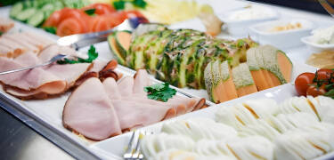 Hotell Rådmannen bjuder på en omtyckt och varierande frukostbuffé!