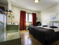 The hotel rooms are comfortable and a good base for a relaxing stay in Småland.