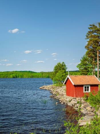Das Hotel ist perfekt gelegen, um die schöne Region Småland zu erkunden.
