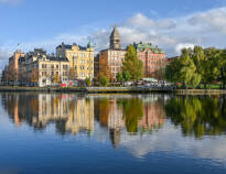 Stay in a cosy and central hotel in Norrköping within walking distance of the Old Town.