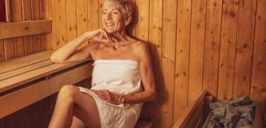 Det lilla wellnessområdet bjuder in till avkoppling.