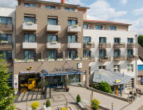The Posthotel Rotenburg enjoys a lovely location near the town of Rotenburg an der Fulda.