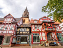 Rotenburg an der Fulda har en masse smukke bindingsværkshuse og en tur rundt i byen er derfor oplagt.
