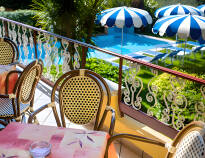 Get your day off to a perfect start with a delicious breakfast, which you can enjoy on the terrace