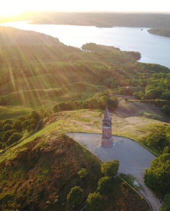 Missa inte att besöka Himmelbjerget och utforska den vackra naturen i området