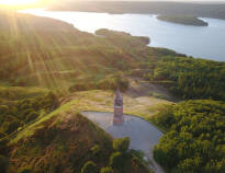 A visit to Himmelbjerget is a must, and you can explore the beautiful nature of the area.