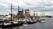 Limjorden is full of surprises, here a few beautiful sailing ships have docked in the harbour.