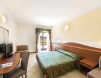 The hotel's rooms offer a comfortable base and charming setting for your stay.
