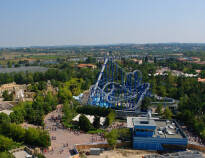Surprise the kids with a trip to the Gardaland theme park, perfect for a family holiday