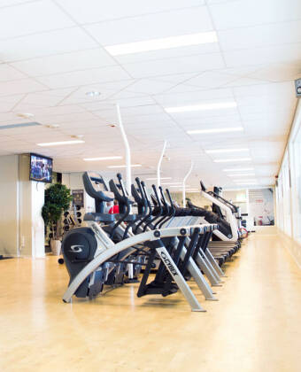 Aktivurlaub: Trainieren Sie während Ihres Urlaubs in Schwedens größtem hoteleigenen Fitnesscenter.