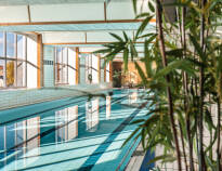 The hotel's spa area includes a 25-metre swimming pool, hot tub and sauna.