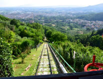 A short distance from the hotel you can take the old mountain railway up to an excellent view of the spa town.