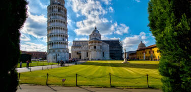 Det skjeve tårn i Pisa!