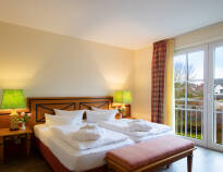 The family-run hotel is decorated in country house style with comfortable rooms.