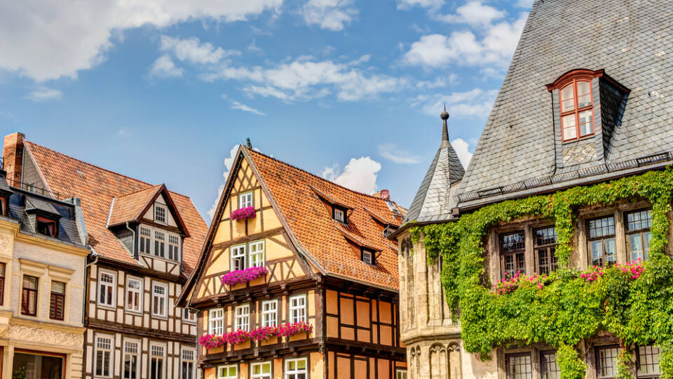 Gamlebyen i Quedlinburg er på UNESCOs verdensarvliste, det er spennende gater å utforske på en bilferie.