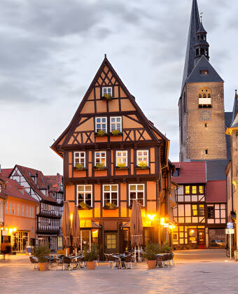 Explore beautiful towns such as Wernigerode or the UNESCO-listed town of Quedlinburg