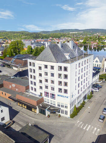 Das Hotel befindet sich im Herzen der lebhaften Stadt Porsgrunn.