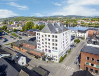 Hotellet ligger i hjertet af den pulserende by Porsgrunn.
