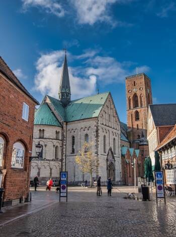 You will be just a short walk from the main square (Torvet).